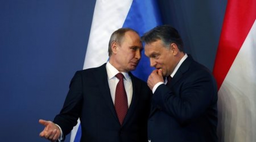 Унгарският премиер Виктор Орбан и Владимир Путин