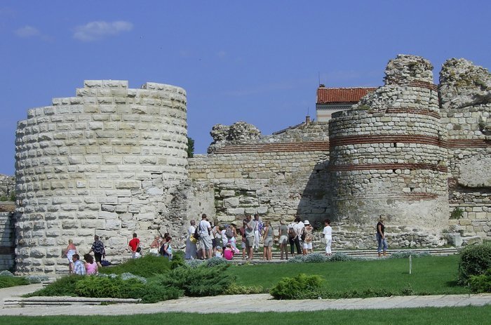 The fortification walls and towers